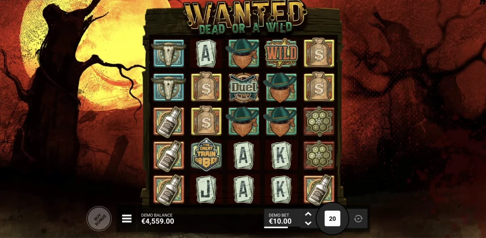 Wanted Dead Or A Wild Slot